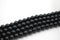 Black Onyx Gemstone Beads, 8mm, Round